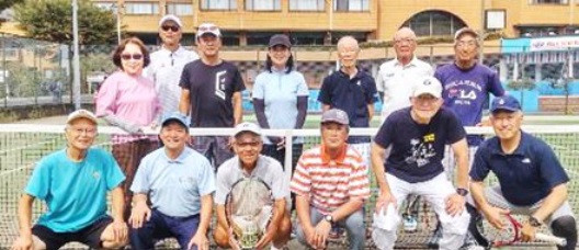 テニス同好会9月実績集合写真